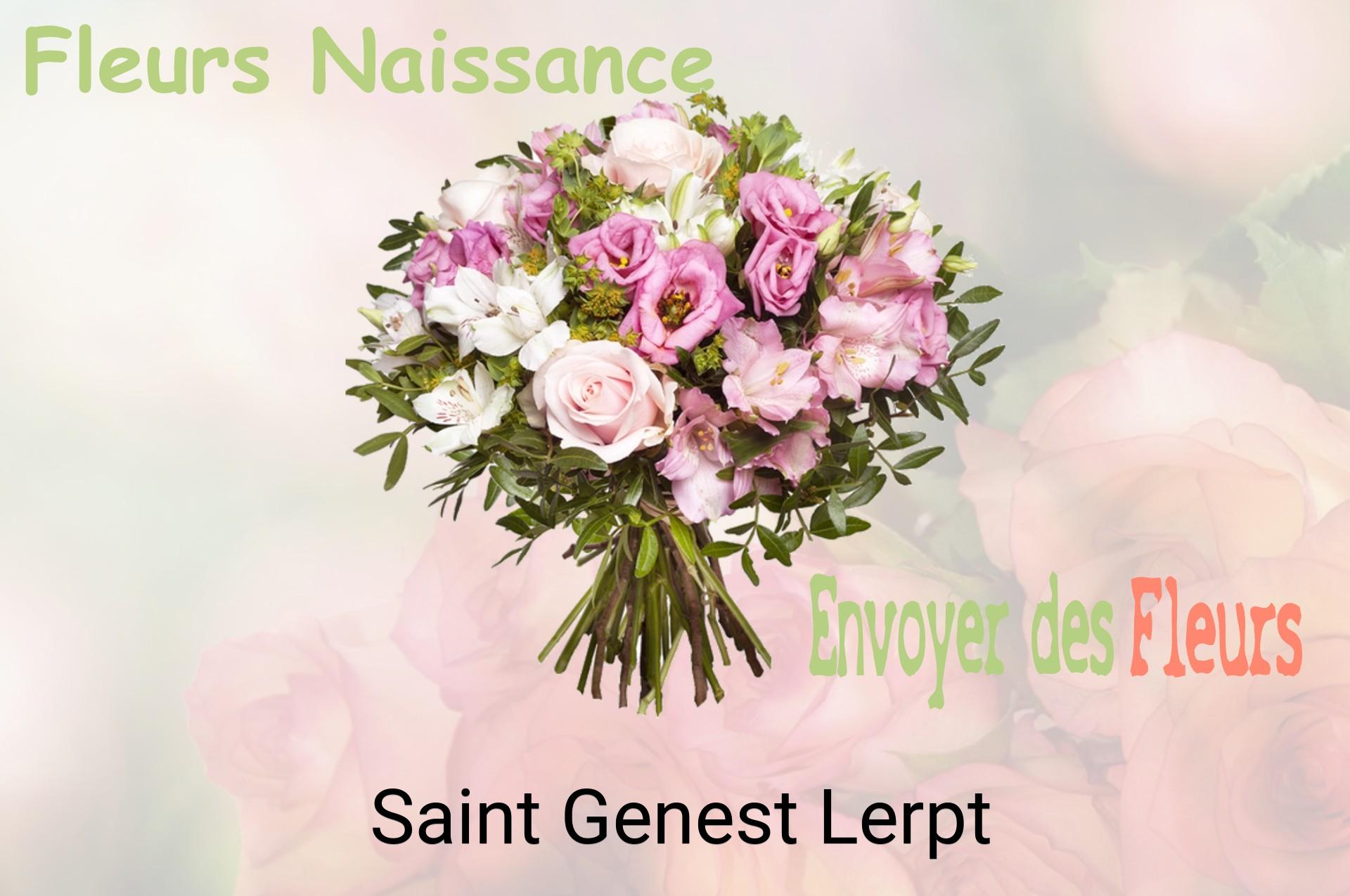 Bouquet de fleurs de naissance livré à Saint-Genest-Lerpt